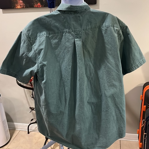 L.L. Bean Men's Sunwashed Canvas Shirt, Traditional Fit Short-Sleeve size XL-REG - Picture 6 of 13